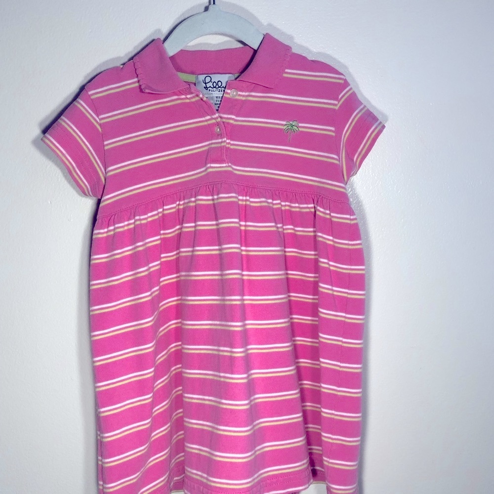 Vintage Lilly Pulitzer (White Tag) Polo Dress 4T